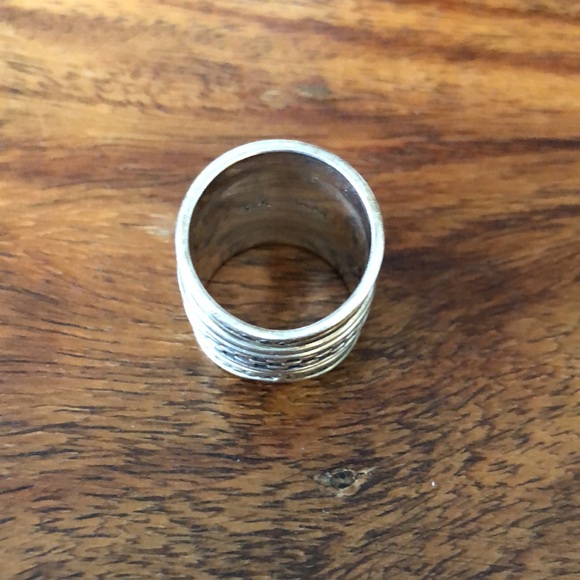 Sterling Silver GeoArt Spinner Ring - Picture 5 of 5